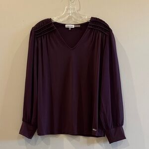 Calvin Klein Deep Purple Blouse